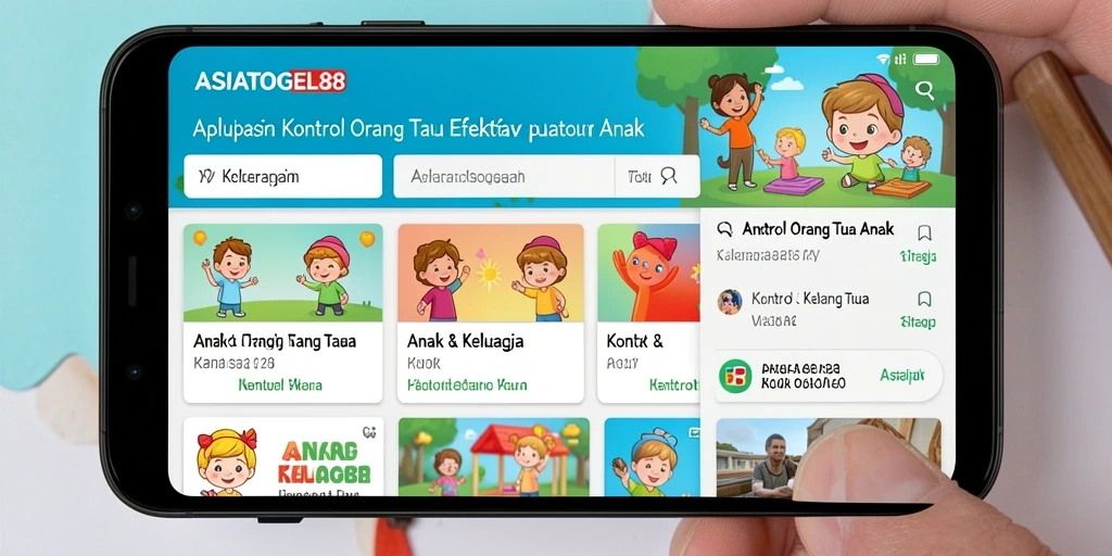 Screenshot utama ASIATOGEL88 menunjukkan kontrol orang tua yang efektif dan interface user-friendly.
