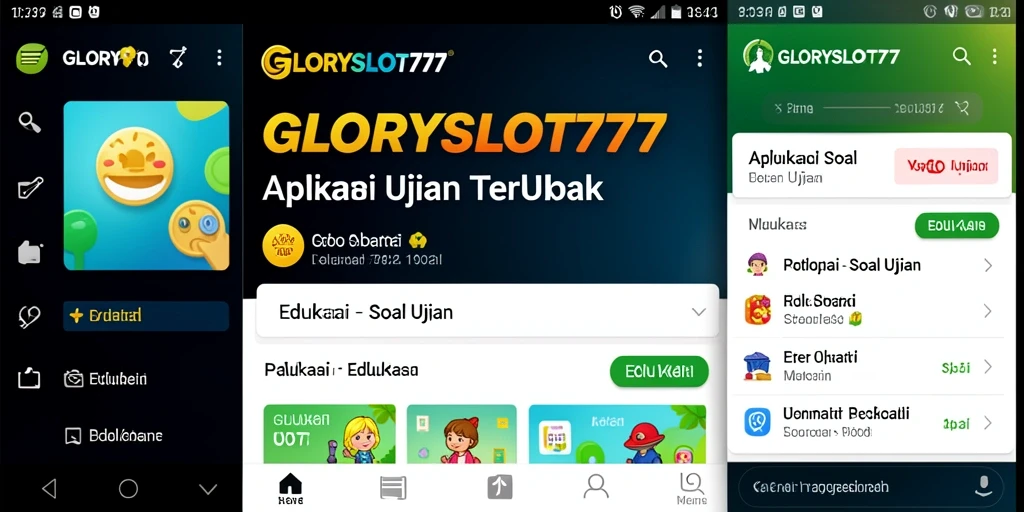 Antarmuka interaktif GLORYSLOT777 untuk soal ujian yang menarik.