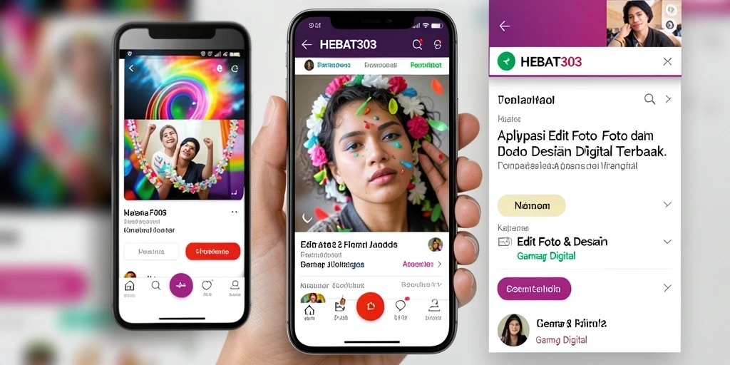 Tampilan antarmuka pengguna HEBAT303 yang modern dan intuitif.