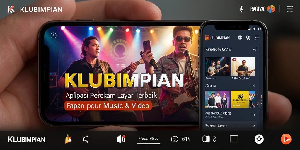 Antarmuka KLUBIMPIAN yang sederhana dan fungsional untuk Perekam Layar.