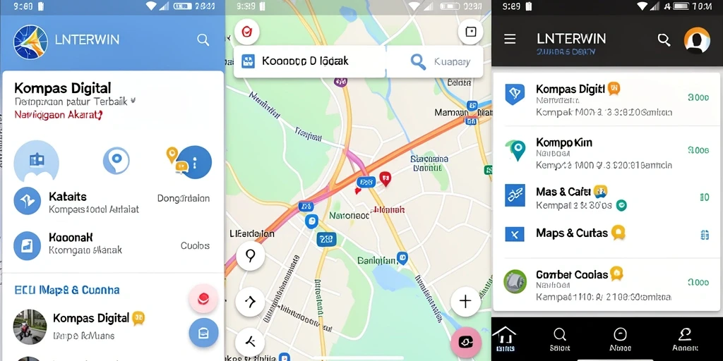 Tampilan antarmuka LNTERWIN yang intuitif dan informatif.