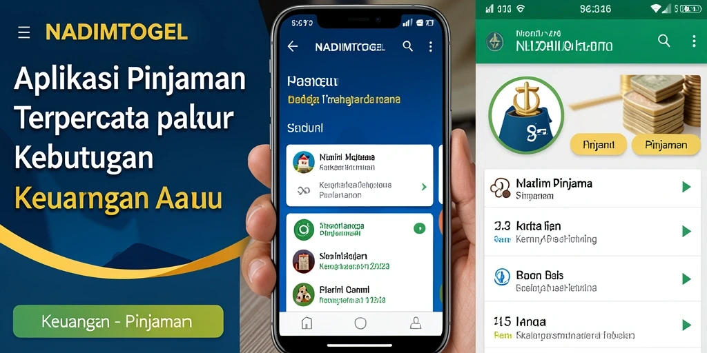 Tampilan antarmuka sederhana dan mudah digunakan untuk pengajuan pinjaman.