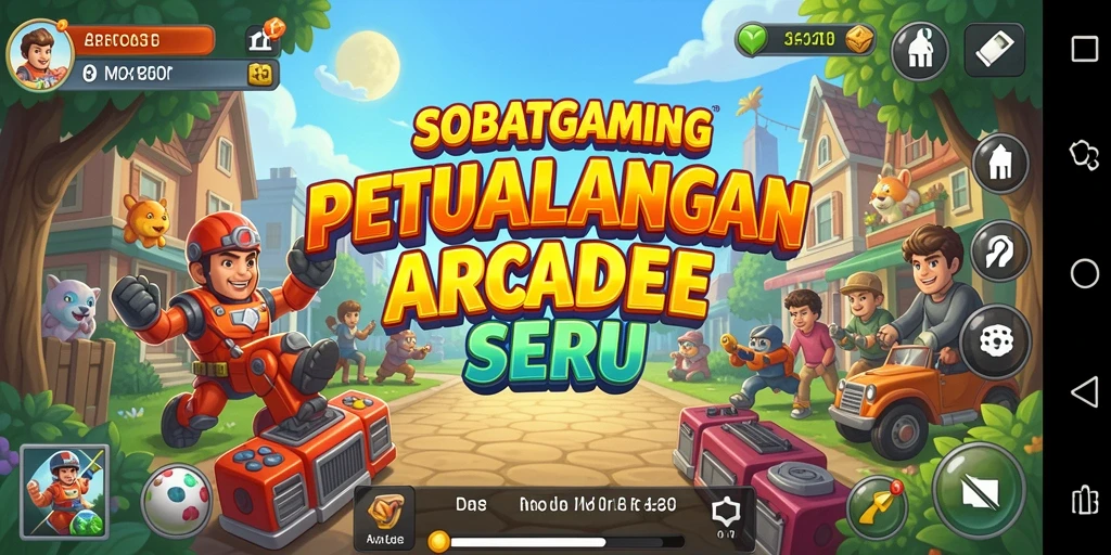 Antarmuka pengguna yang menarik dari SOBATGAMING saat beraksi.