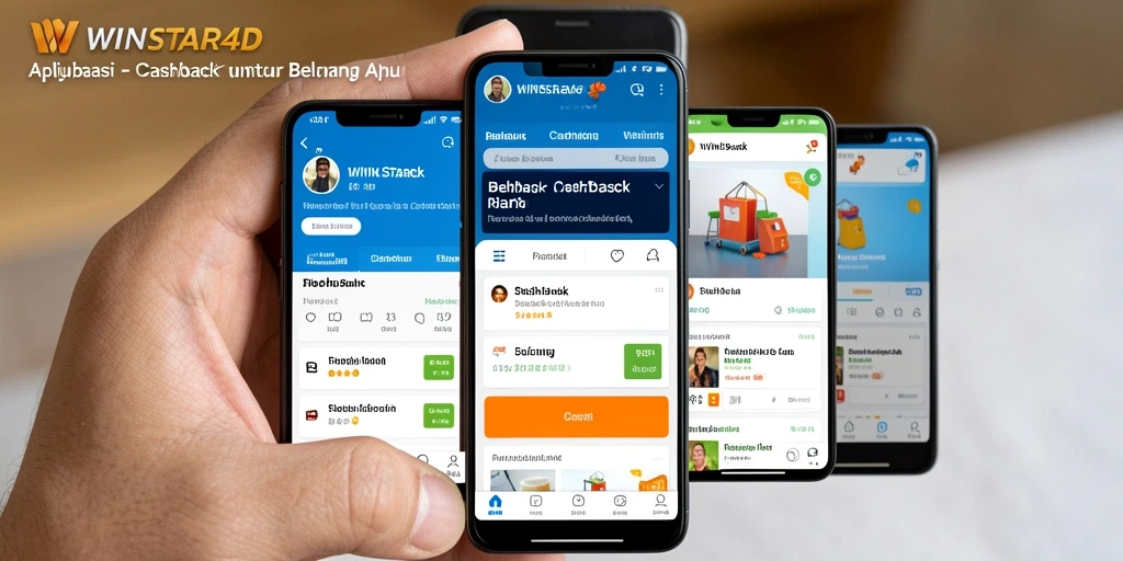 Tampilan antarmuka WINSTAR4D yang mudah digunakan untuk Cashback.
